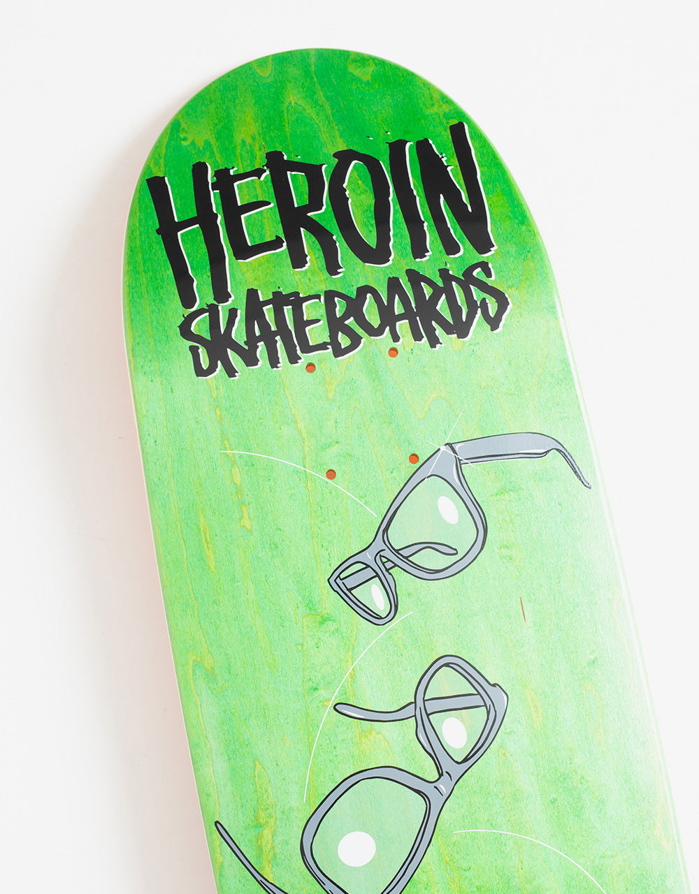Heroin Zane Glasses Skateboard Deck - 9"