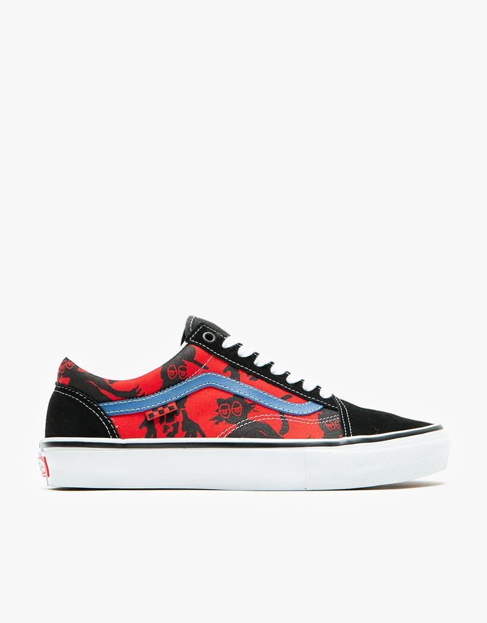 Vans red skate shoes Clearance