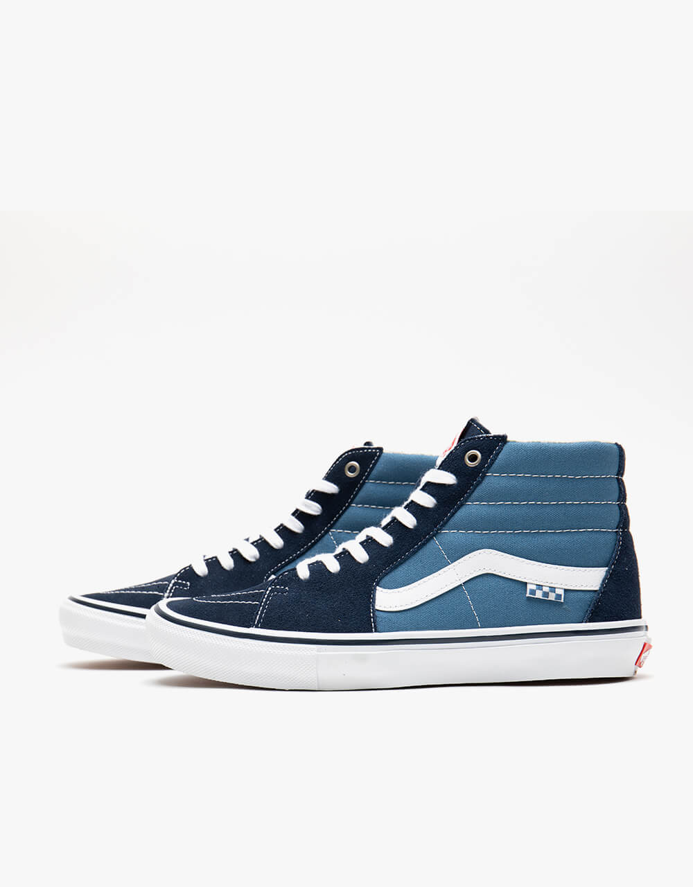 Vans Skate Sk8-Hi Shoes - Navy/White