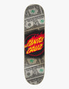 Santa Cruz Dollar Flame Dot Skateboard Deck - 8"