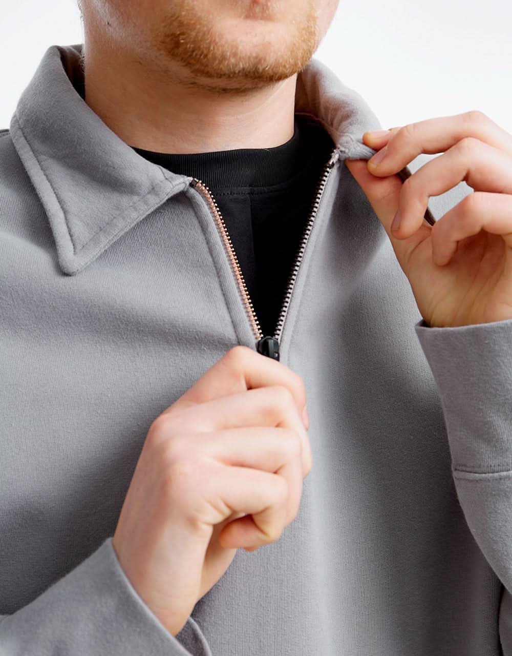 Levi's quarter zip sweatshirt Clearance