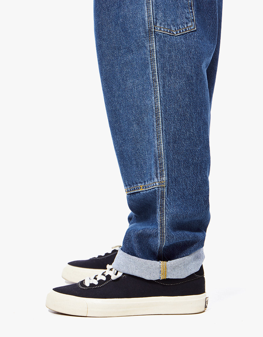 Carhartt WIP Double Knee Pant - Blue (Stone Washed)