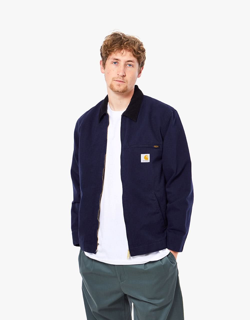 carhartt detroit jacket navy