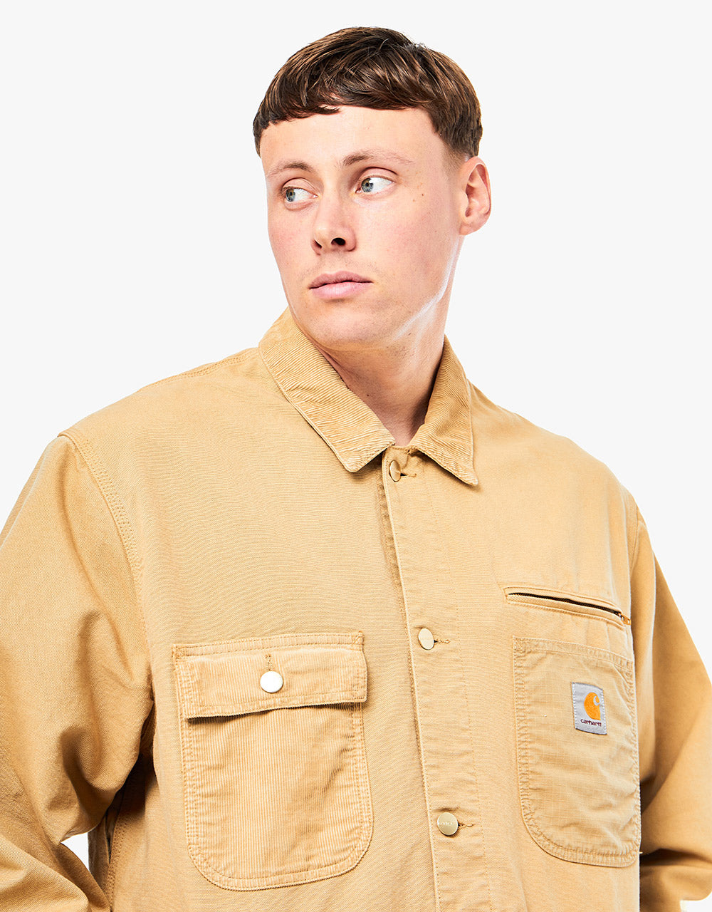 Carhartt WIP Medley Jacket - Dusty H Brown (Garment Dyed)