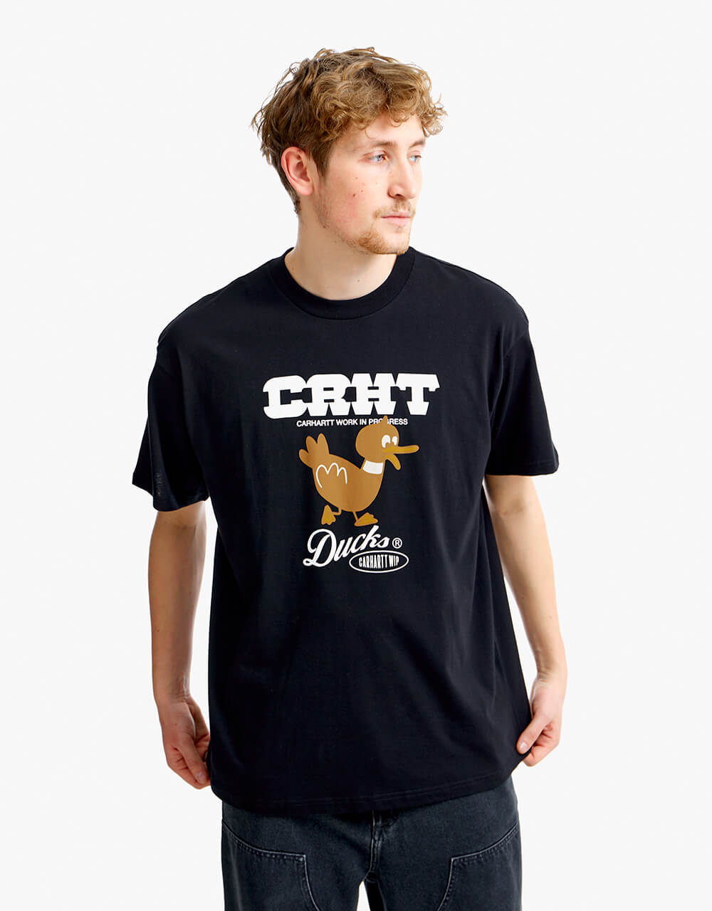 Carhartt WIP Babybrush Duck T-Shirt  Black – Page Babybrush Duck T-Shirt –  Carhartt WIP USA