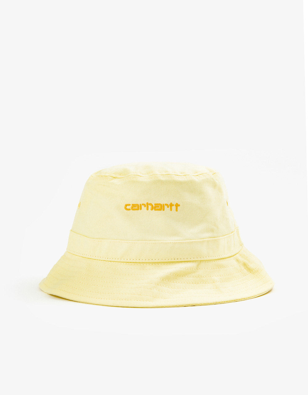 Carhartt WIP Script Bucket Hat - Soft Yellow/Popsicle