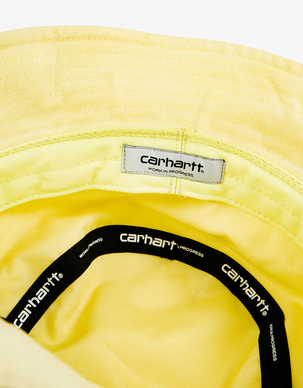 Carhartt WIP Script Bucket Hat - Soft Yellow/Popsicle
