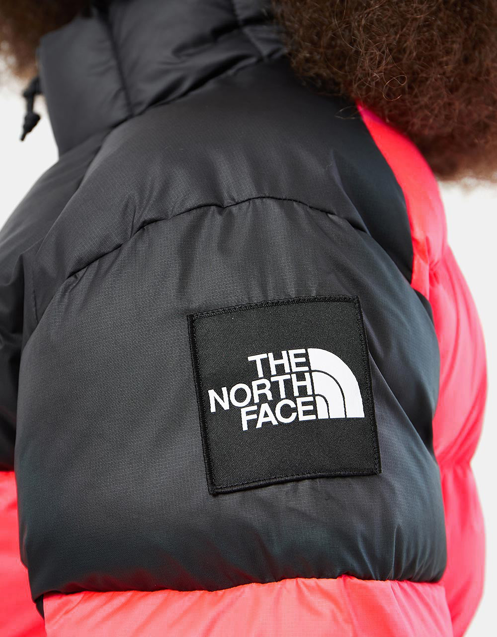 The North Face Womens Black Box Phlego Synthetic Insulated Jacket - Brilliant Coral/TNF Black