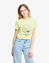 The North Face Womens Black Box Galahm Graphic T-Shirt - Sharp Green