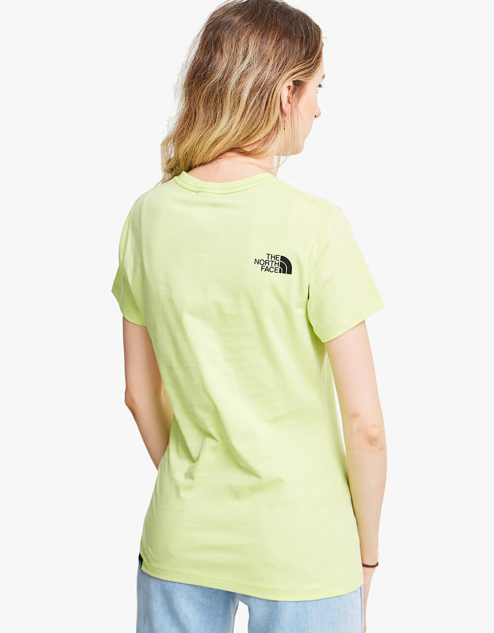 The North Face Womens Black Box Galahm Graphic T-Shirt - Sharp Green