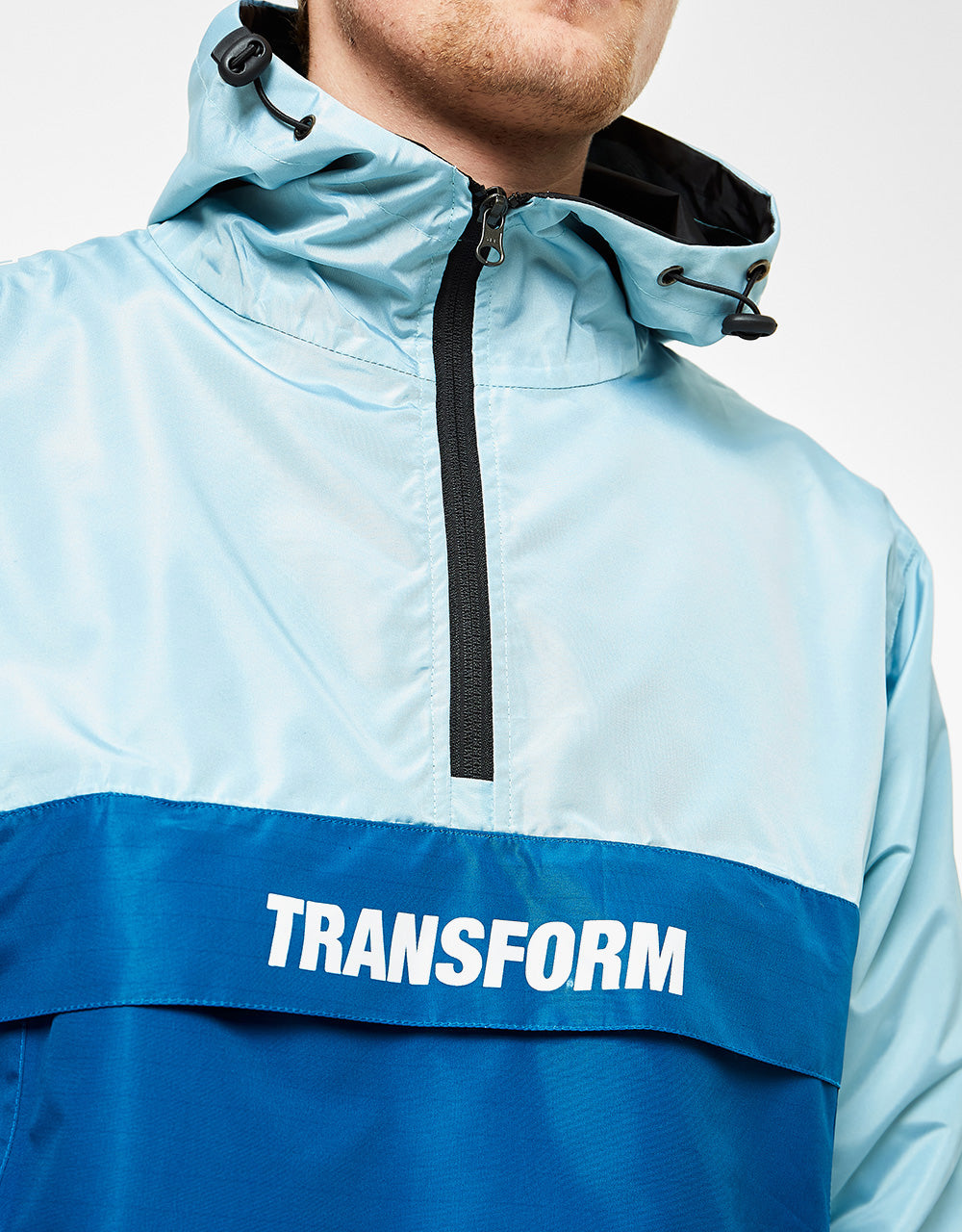 Transform The Fast Text Windbreaker Snowboard Jacket - Seafoam/Ink