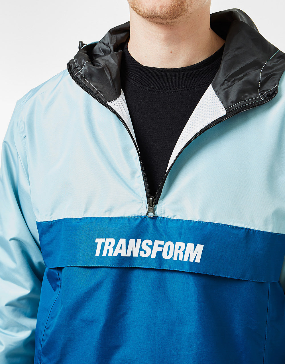 Transform The Fast Text Windbreaker Snowboard Jacket - Seafoam/Ink