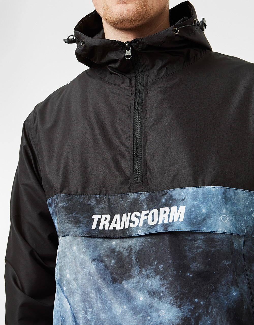 Transform The Fast Text Windbreaker Snowboard Jacket - Moon