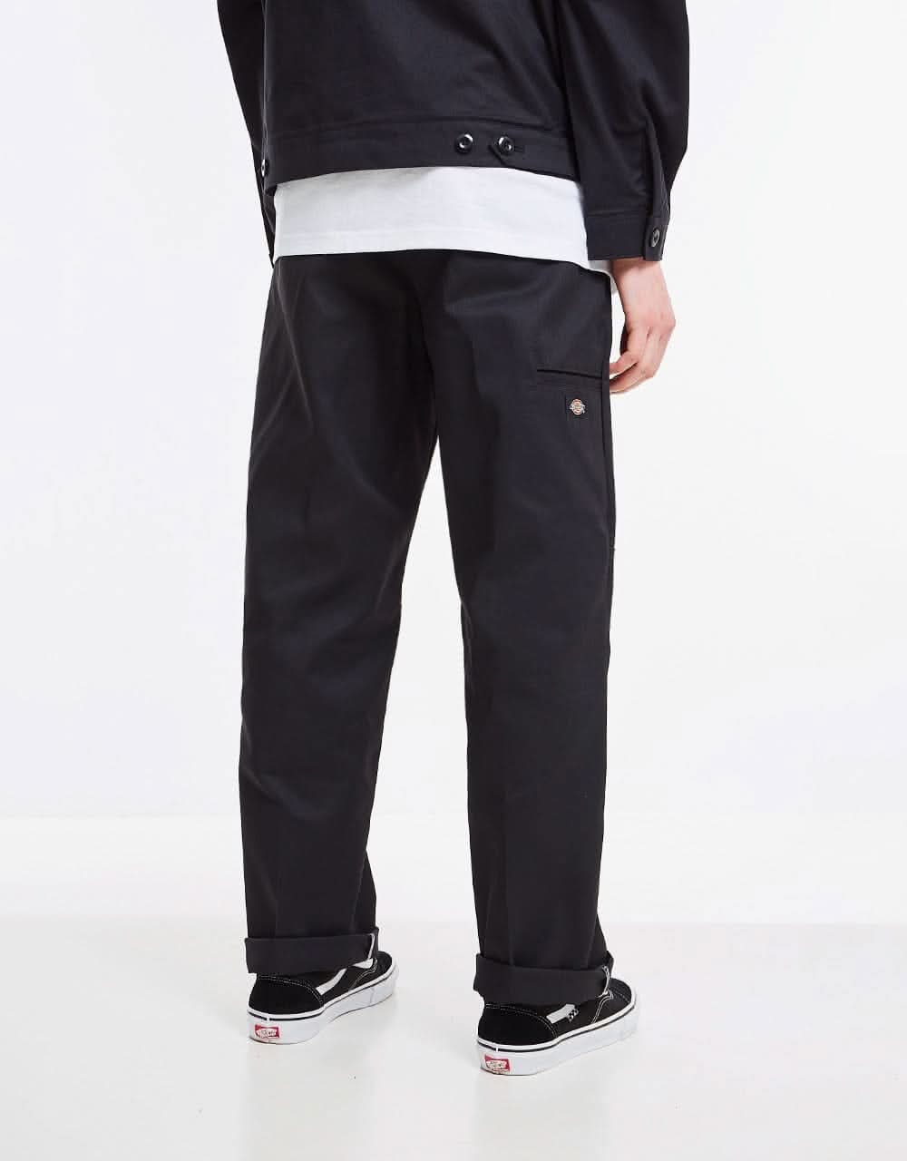 Dickies D/Knee Work Pant - Pantaloni Da Lavoro Uomo Con Ginocchia Rinforzate, Nero, Taglia 32/30