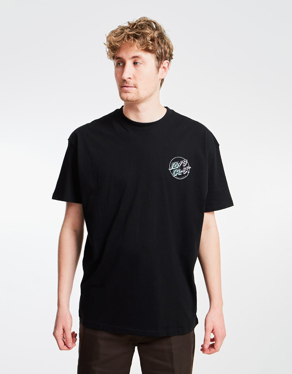 Santa Cruz Divide Dot T-Shirt - Black