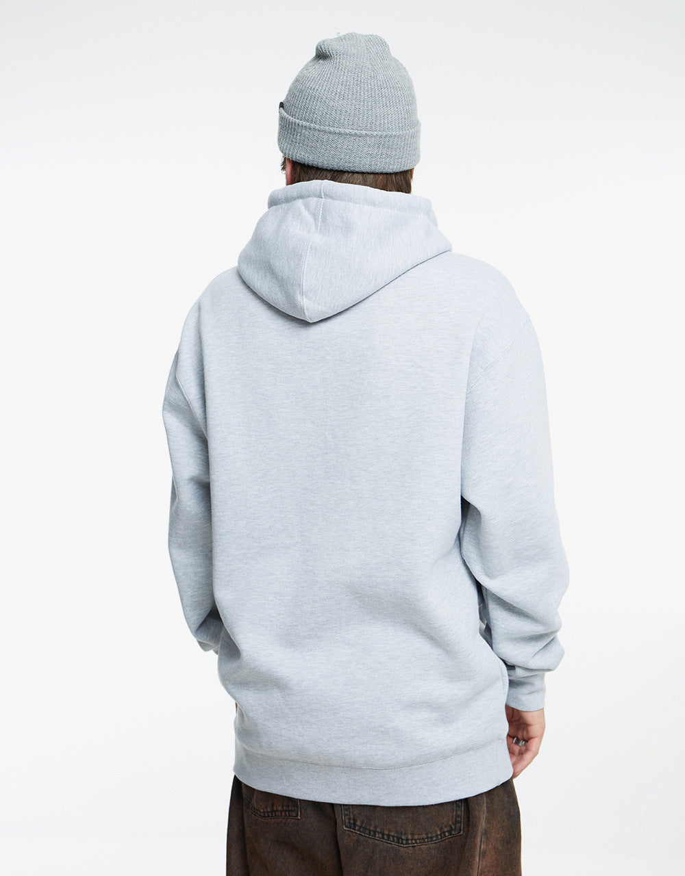 Welcome Butterfly Heavyweight Pullover Hoodie - Heather Grey