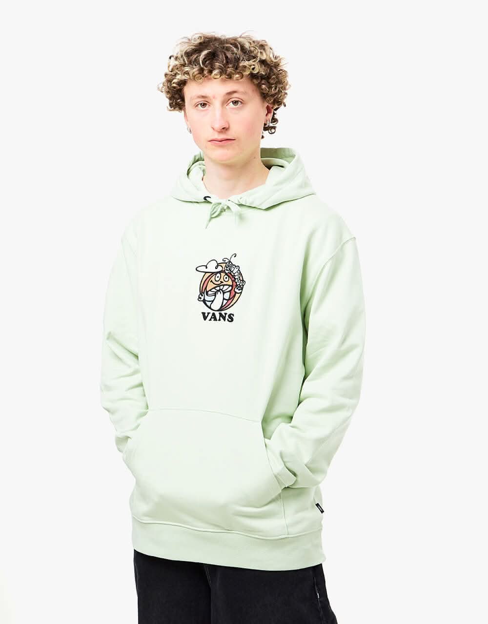 Vans Happy Mushroom Pullover Hoodie - Celadon Green – Route One