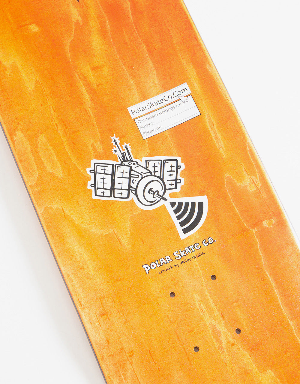 Polar Herrington Planet Herrington Skateboard Deck - 8.25" (w/ Wheel Wells)