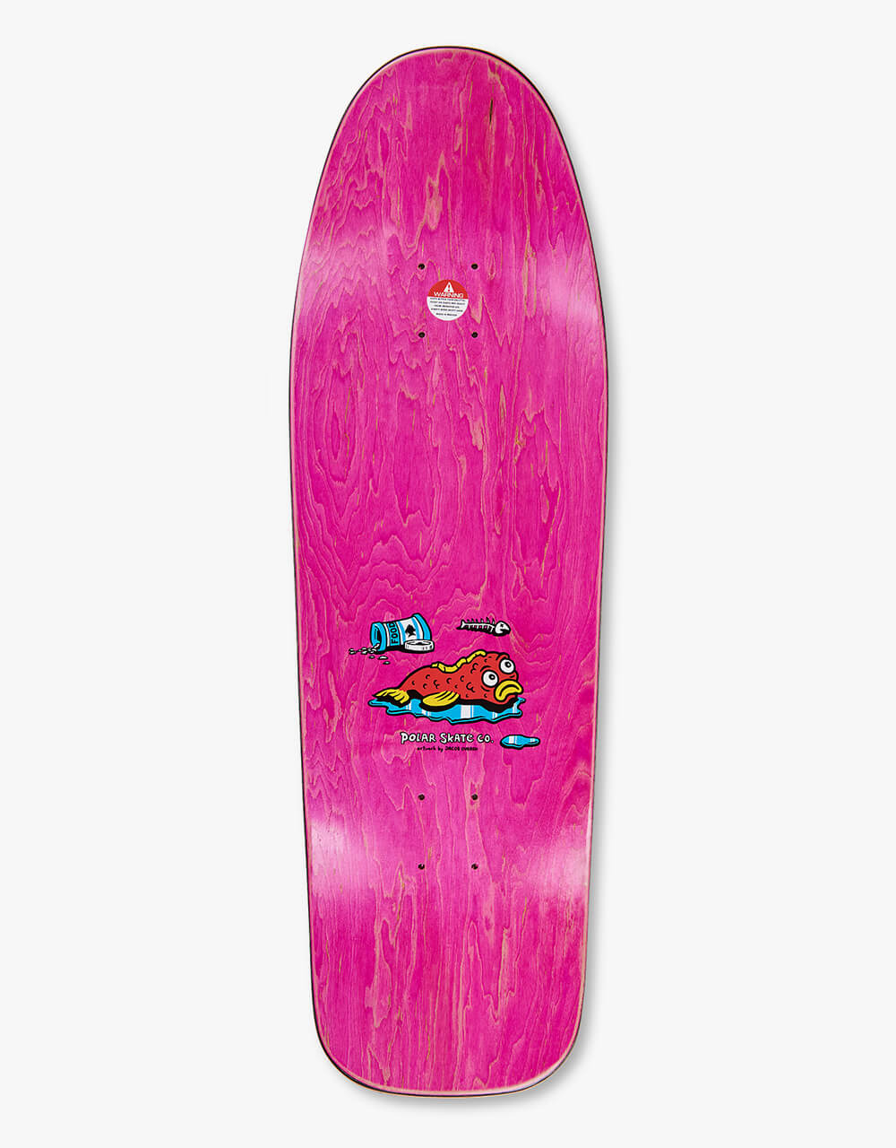 Polar Brady Fish Bowl Skateboard Deck - DANE 1 Shape 9.75" (w/ Wheel Wells)