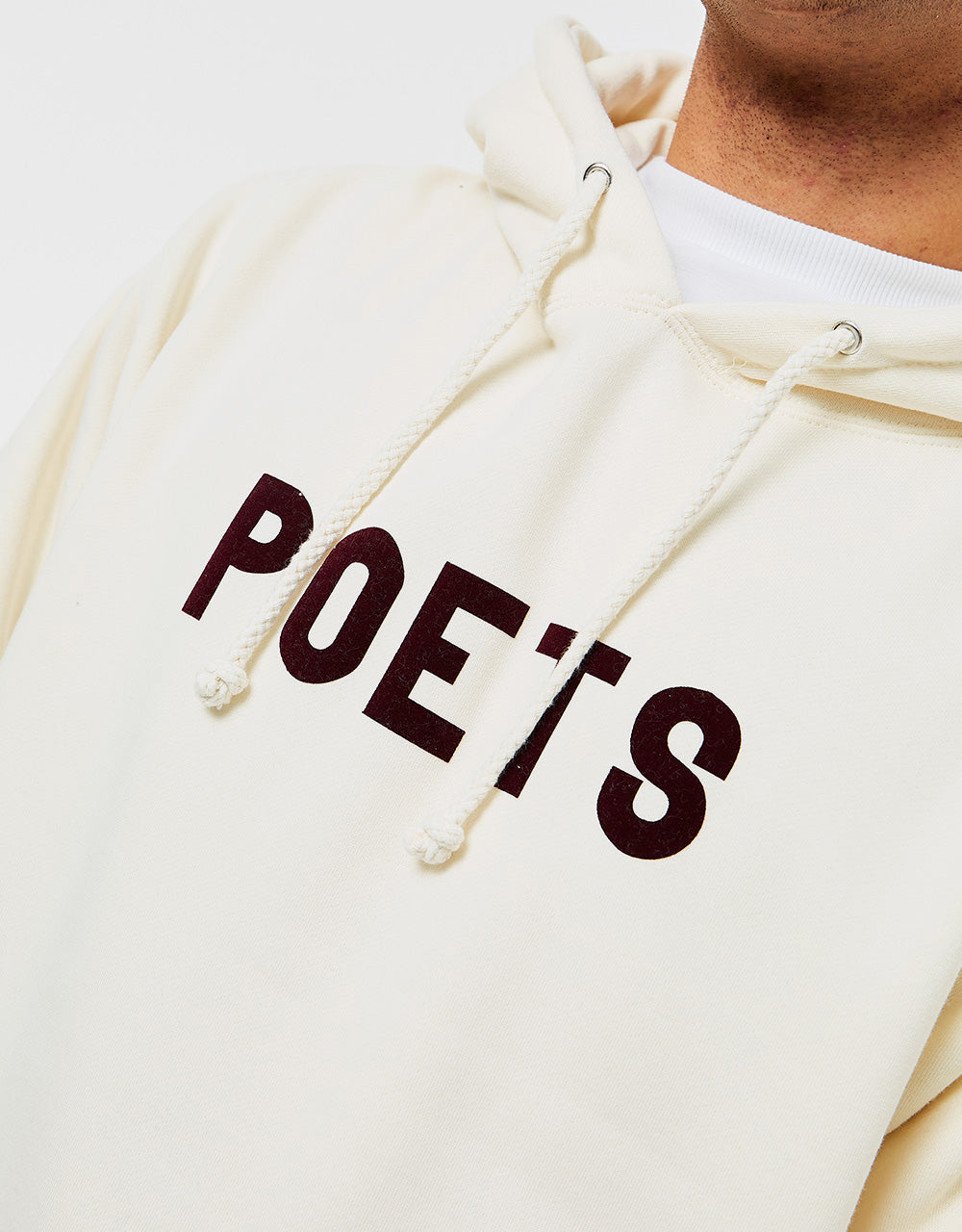 Poets OG Logo Pullover Hoodie - Cream