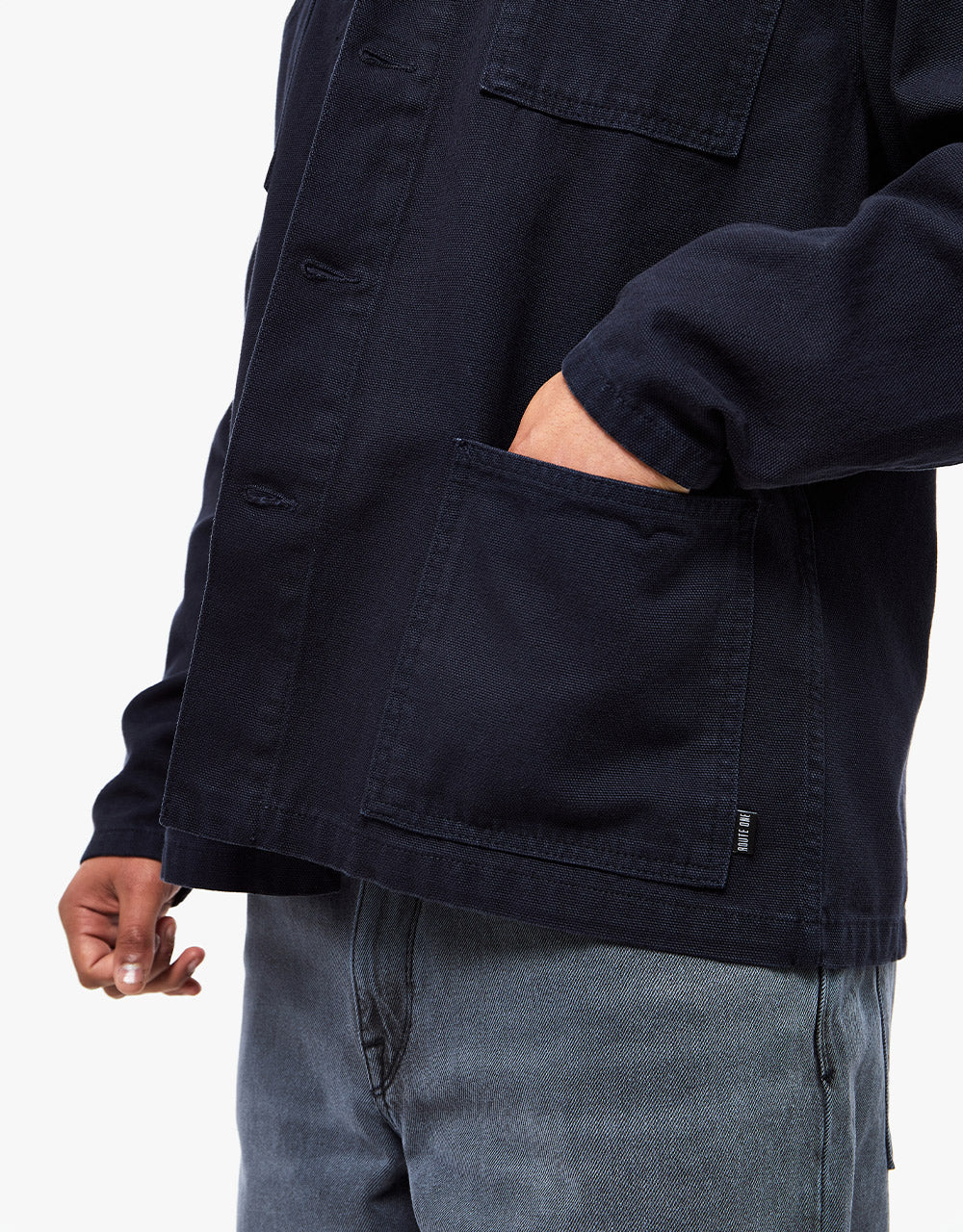 Route One Classic Chore Jacket - Navy