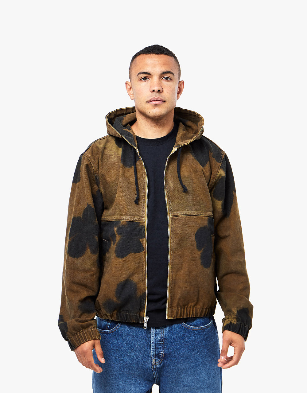 Stüssy Floral Dye Work Jacket - Brown – Route One