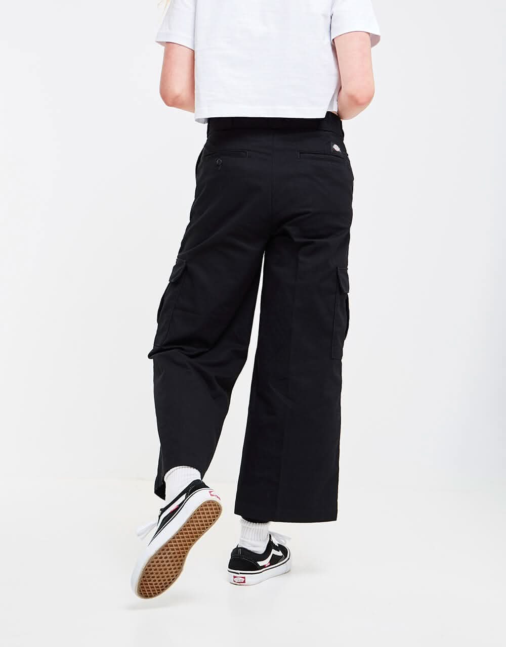 Dickies Womens Hockinson Cargo Pant Stone Washed Black