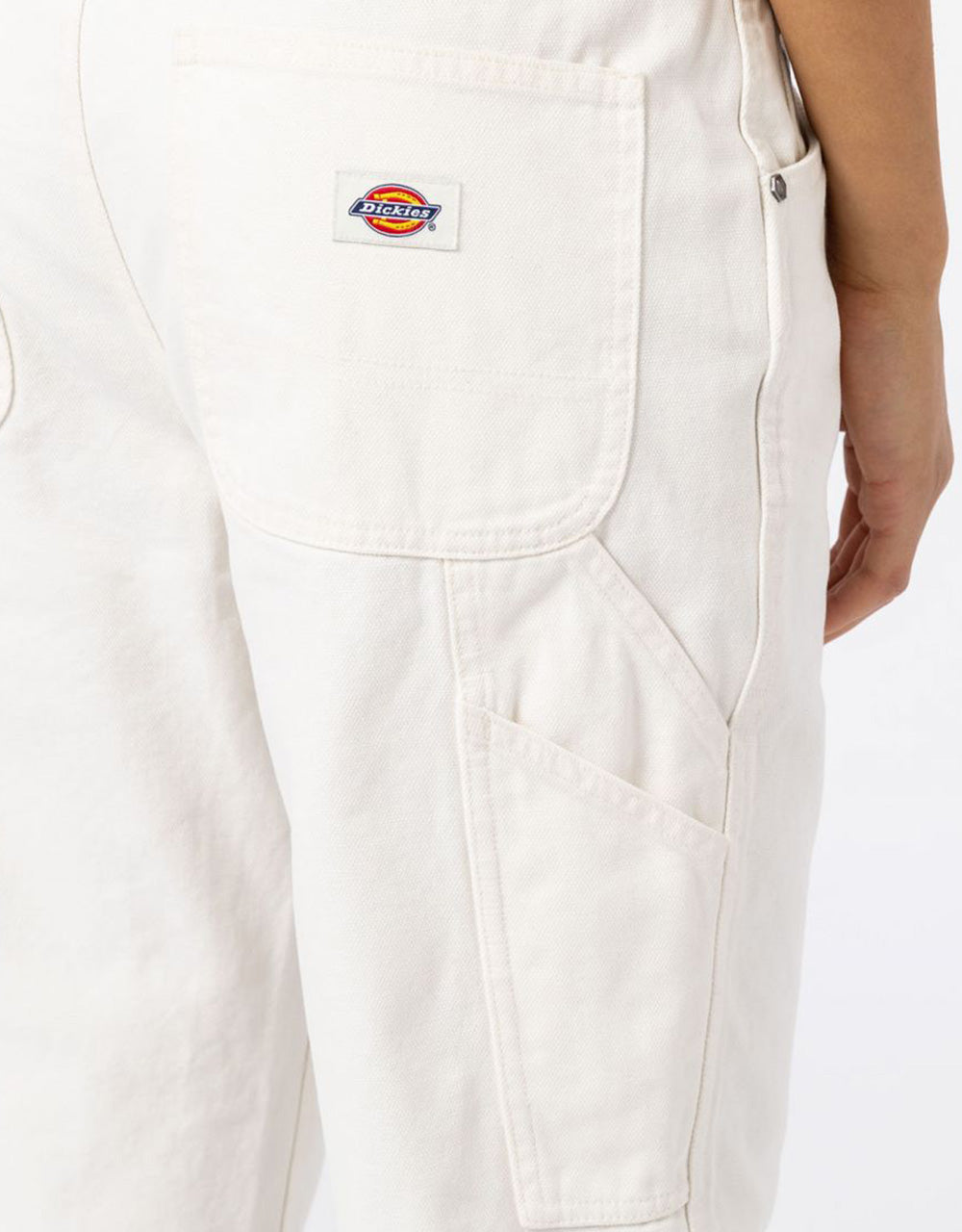Dickies Womens Duck Canvas Carpenter Pant - Stone Washed Cloud