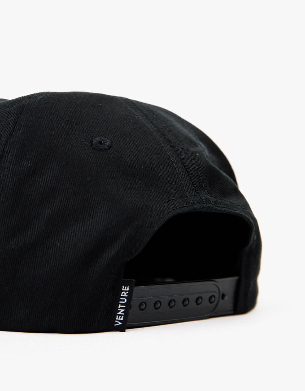 Venture 90's Snapback Cap - Black/White/Blue/Red