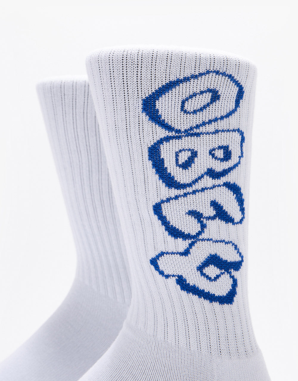 Obey Block Socks - White