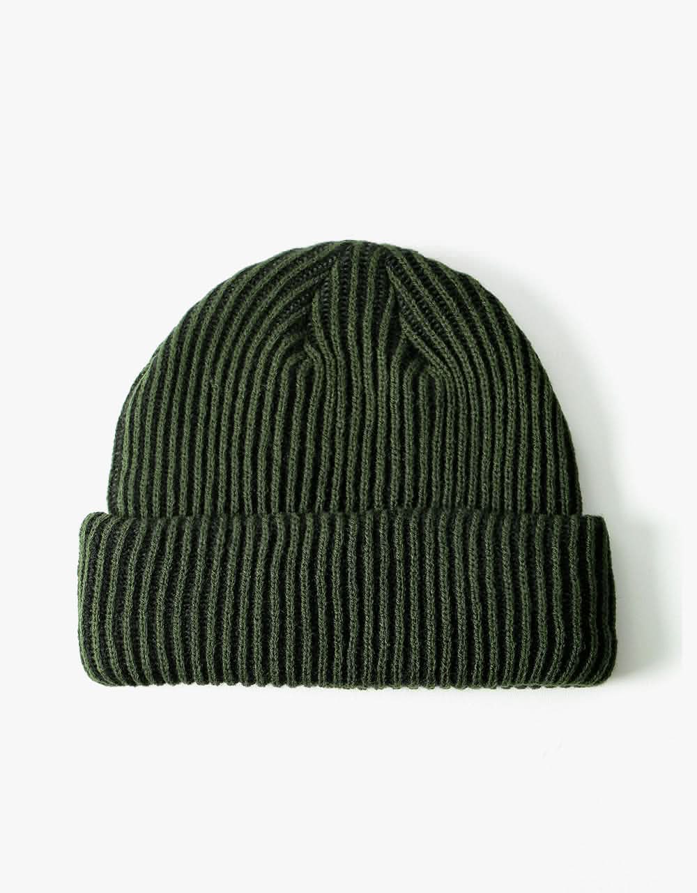 Pass Port  Workers 2-Tone Stripe Beanie - Green