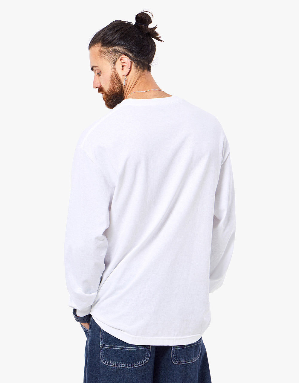 WKND Hibiscus Long Sleeve T-Shirt - White
