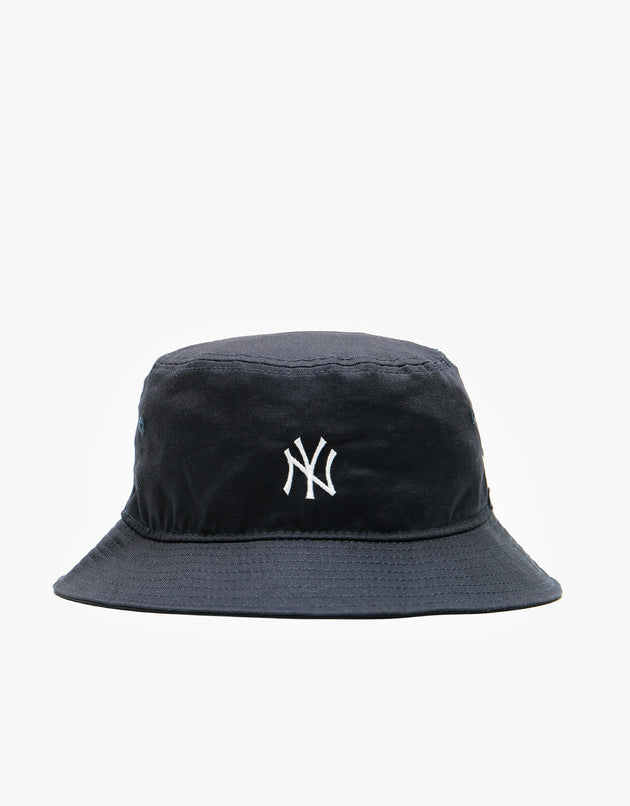 New Era New York Yankees Team Tab Tapered Bucket Hat - Navy