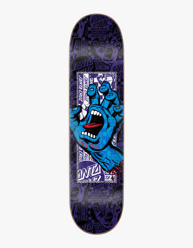 Santa Cruz Flier Collage Hand Skateboard Deck - 7.75"
