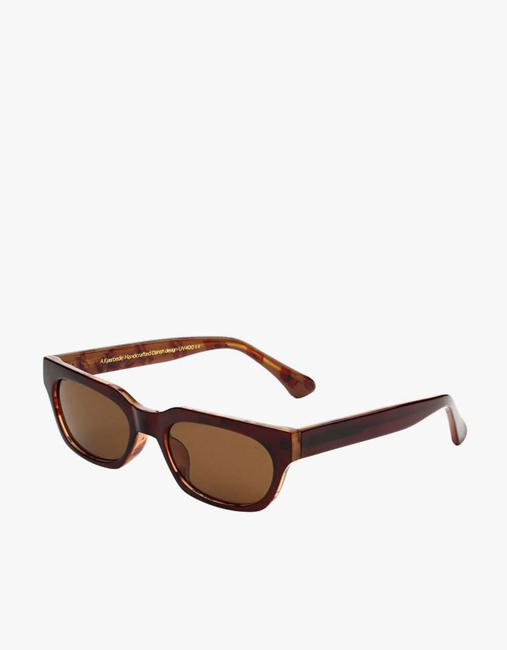 A. Kjærbede Bror Sunglasses - Brown/Demi Light Brown Transparent
