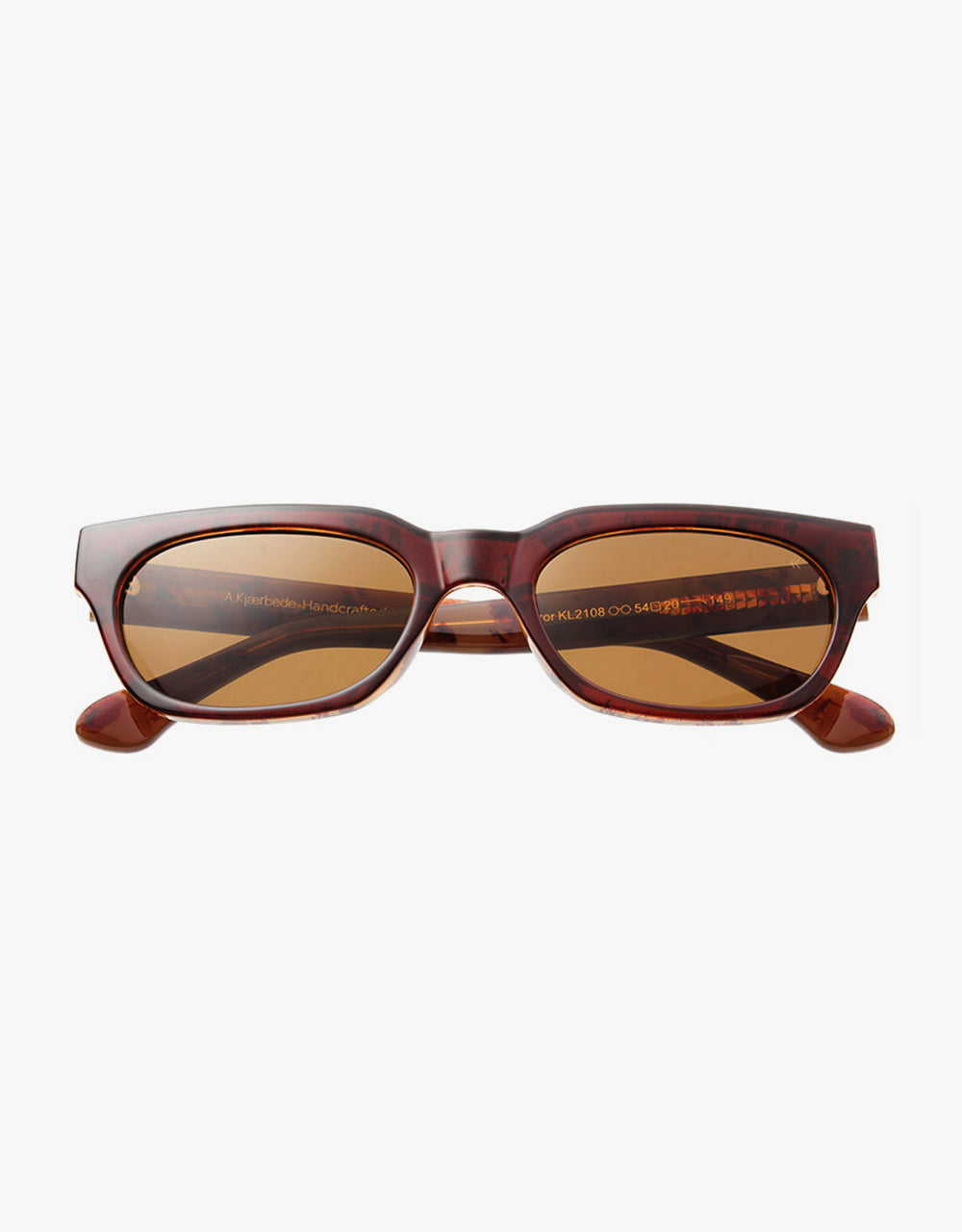 A. Kjærbede Bror Sunglasses - Brown/Demi Light Brown Transparent