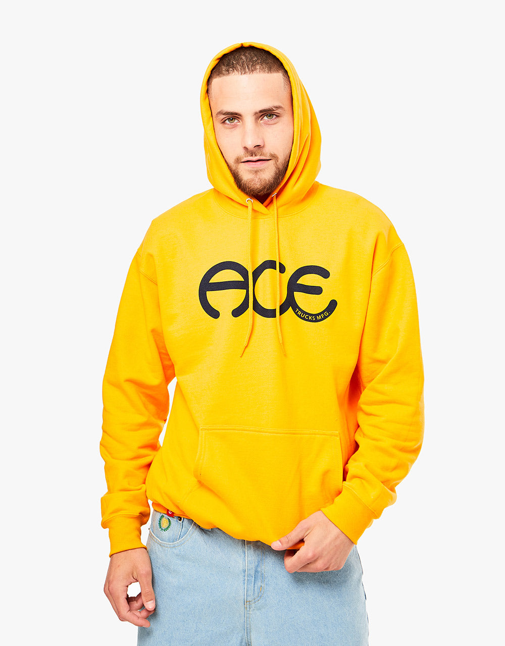 Ace Trucks Rings Pullover Hoodie - Gold