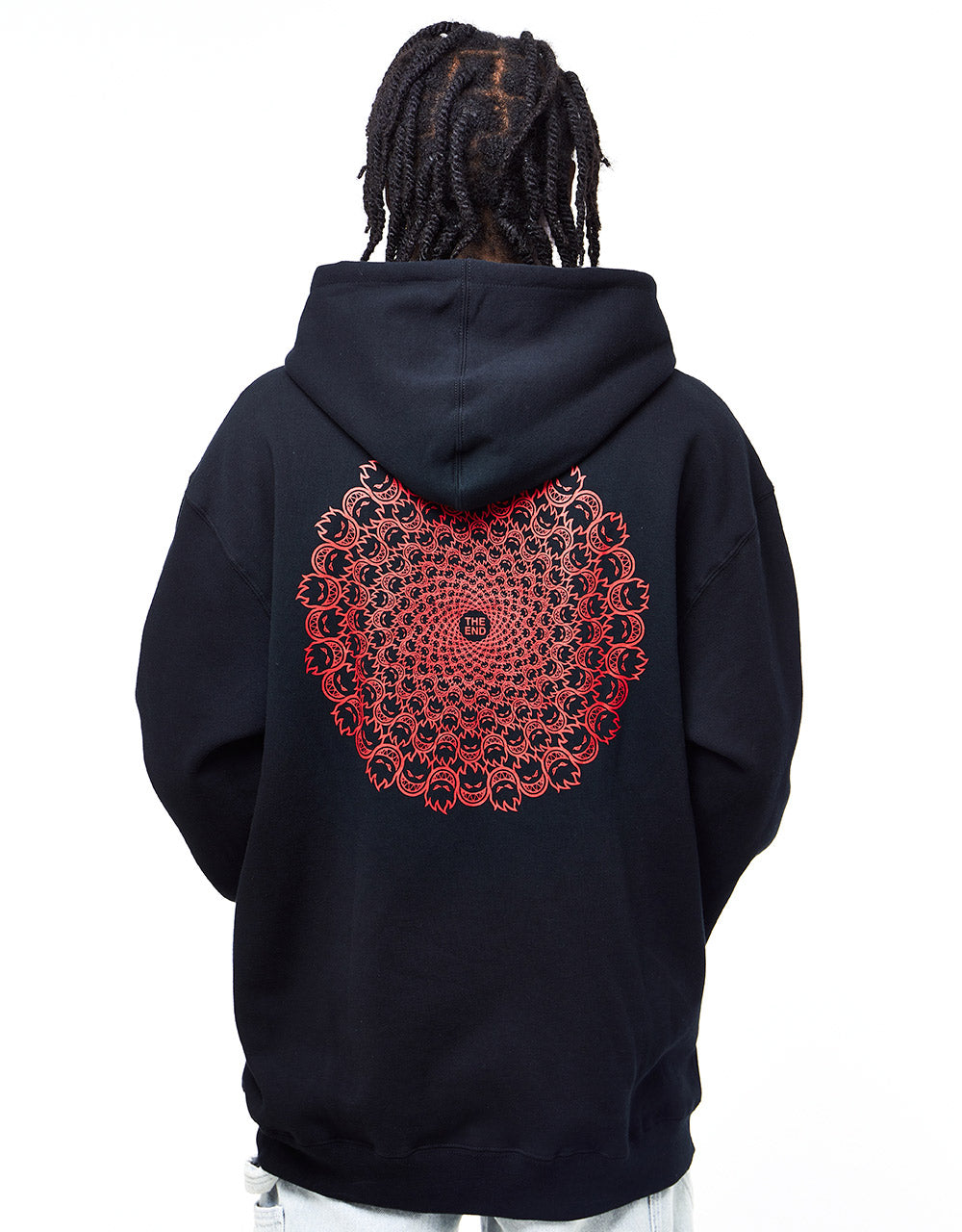 Spitfire Eternal Repeater Pullover Hoodie - Black/Red