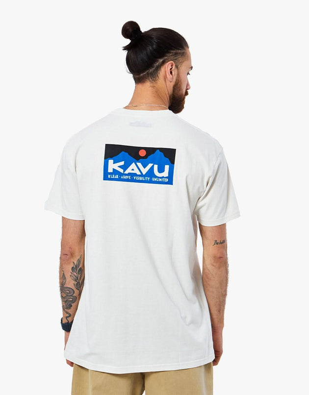 KAVU Klear Above Etch Art T-Shirt - Off White