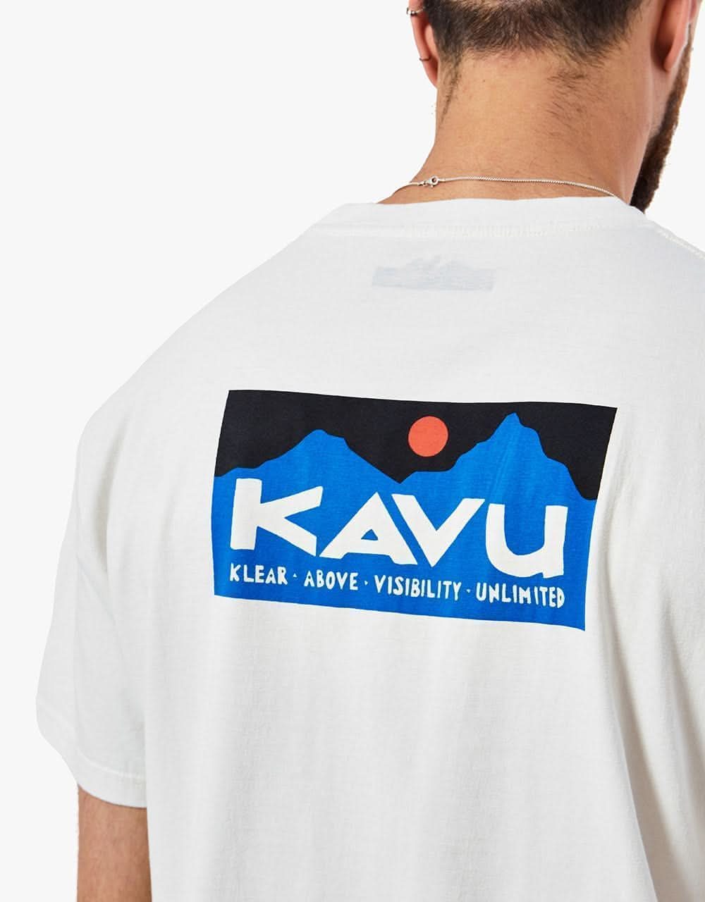 KAVU Klear Above Etch Art T-Shirt - Off White