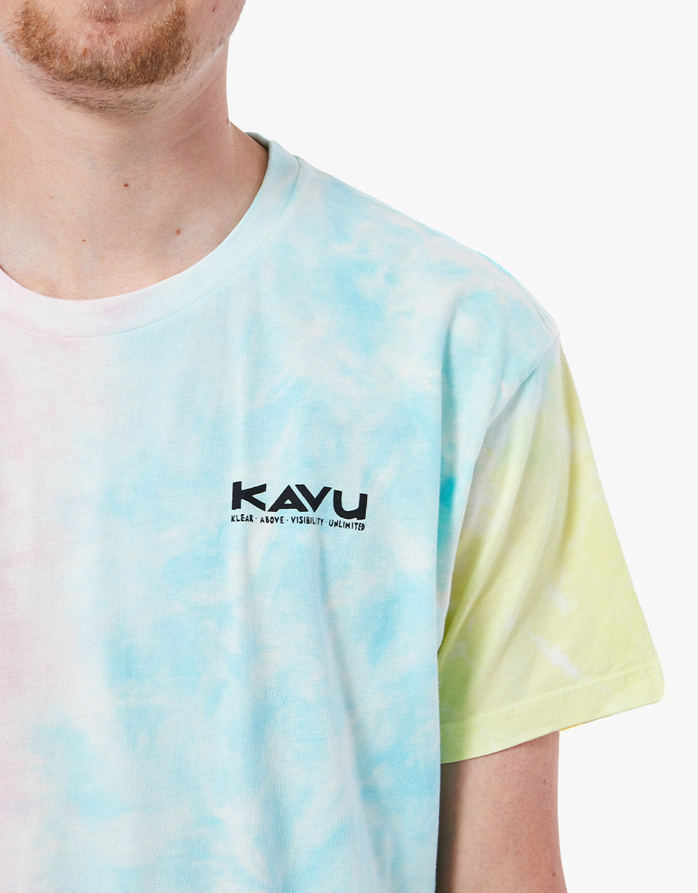 KAVU Klear Above Etch Art T-Shirt - Far Out Tie Dye