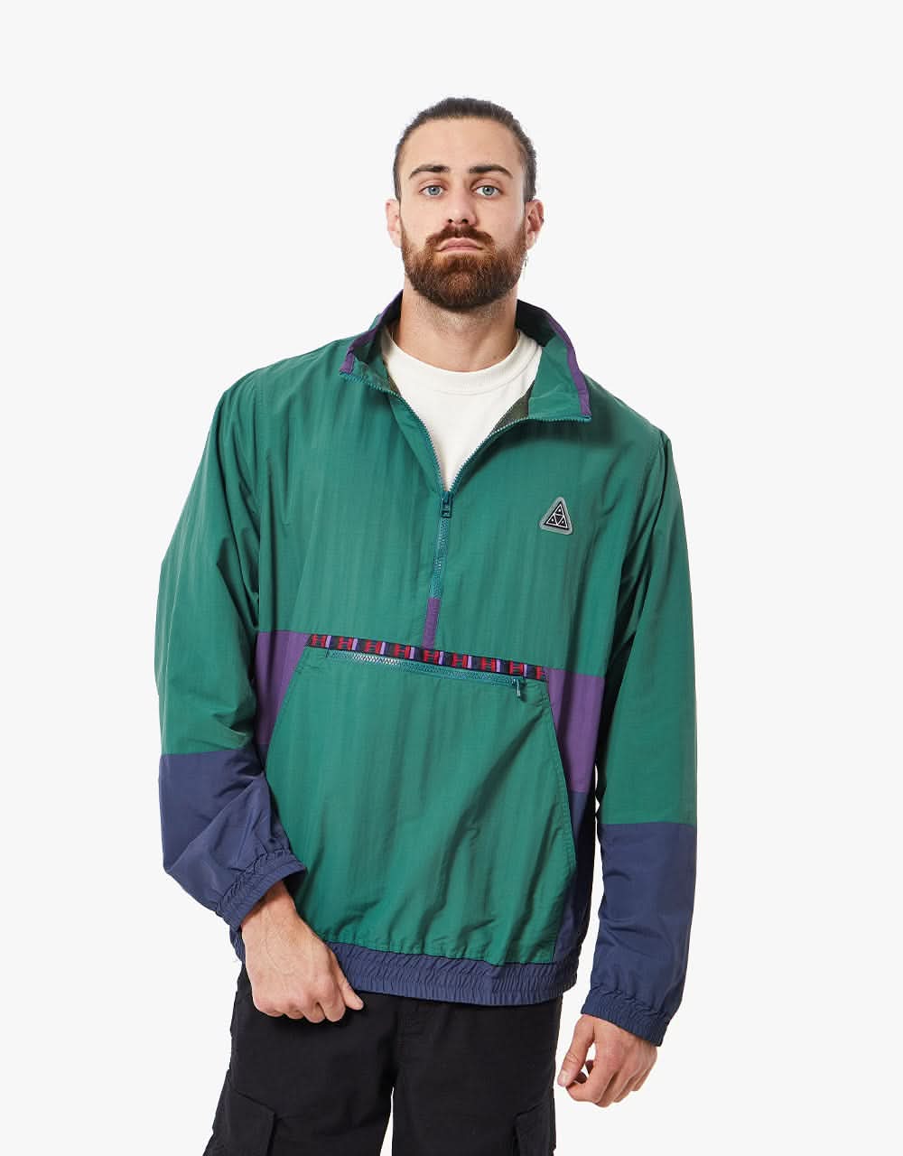 Half zip top anorak jacket