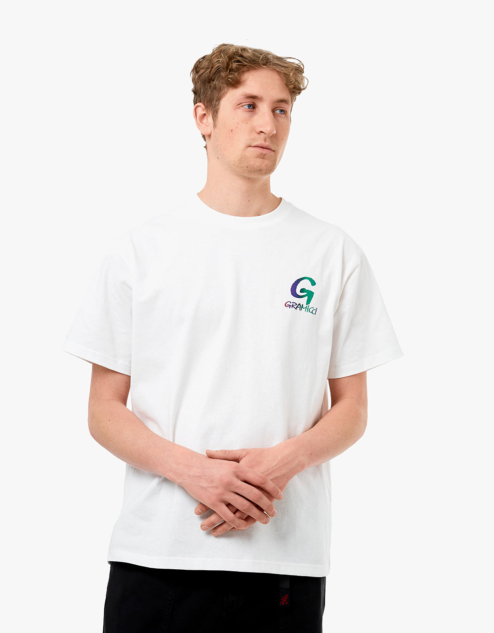 Gramicci Stacked T-Shirt - White