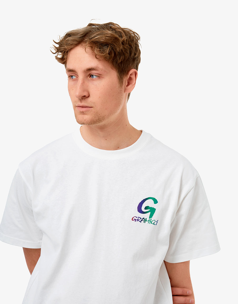 Gramicci Stacked T-Shirt - White