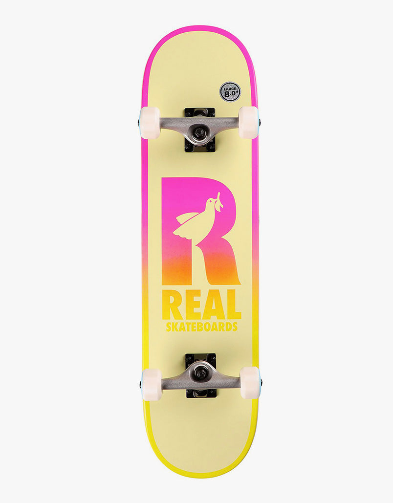 Real Be Free Fades Complete Skateboard - 8"