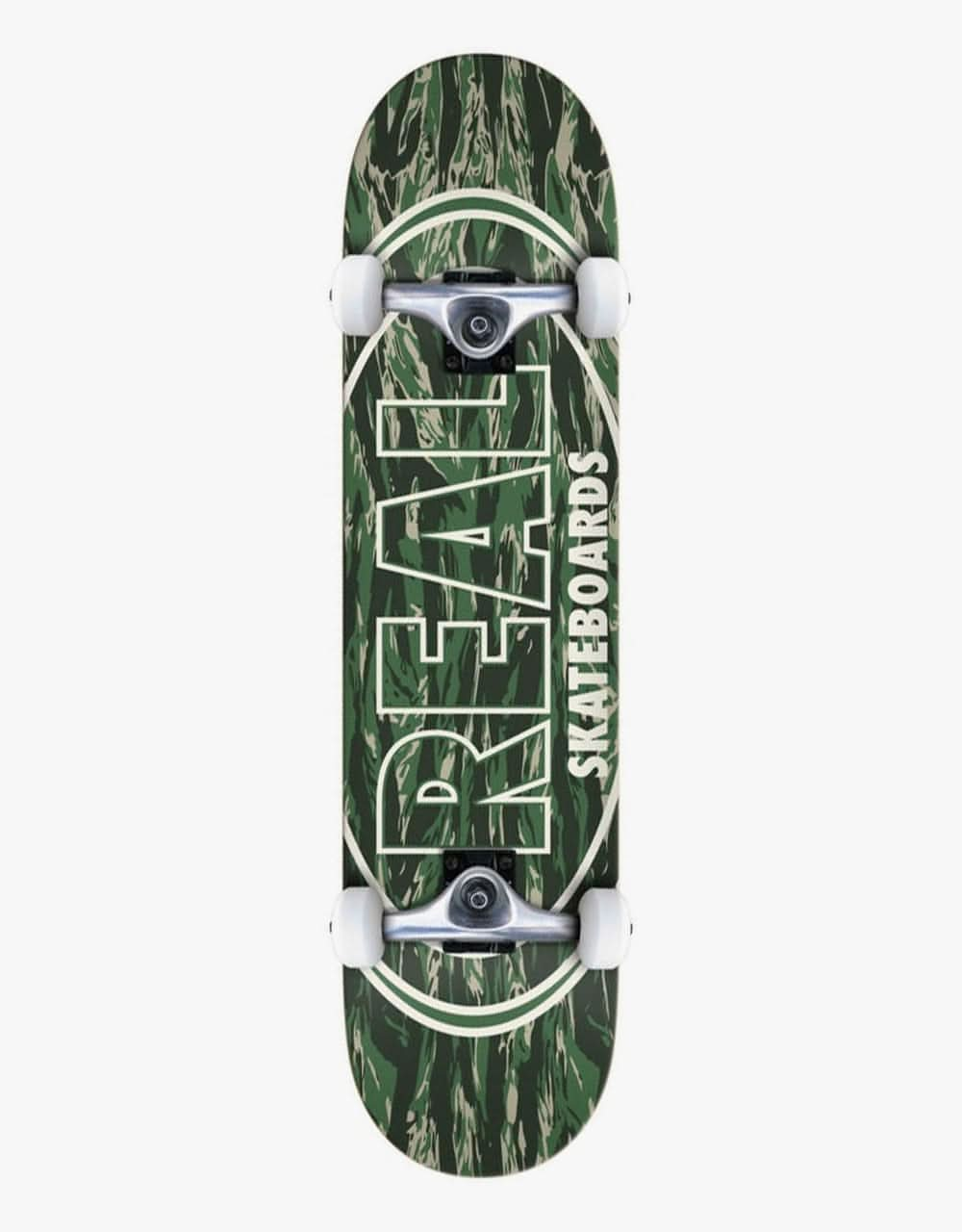 Real Stealth Oval Complete Skateboard - 7.5"