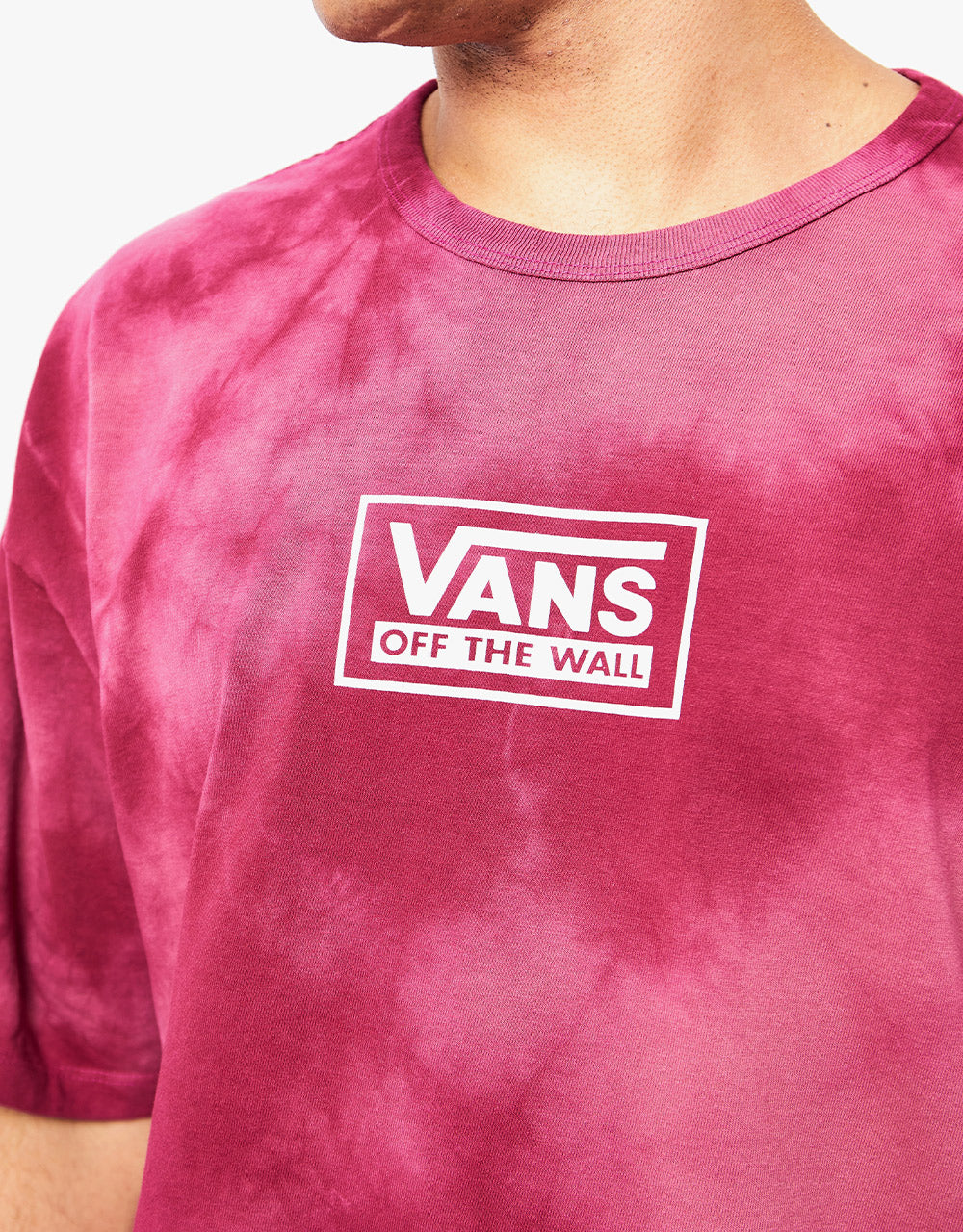 Vans Off The Wall Spot Tie Dye T-Shirt - Raspberry Radiance