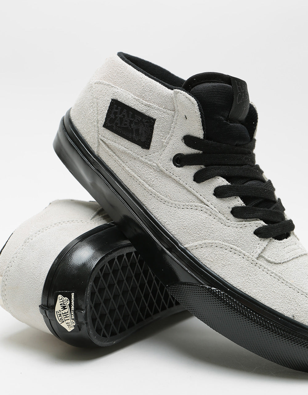 Vans Skate Half Cab '92 Shoes - Marshmallow/Black