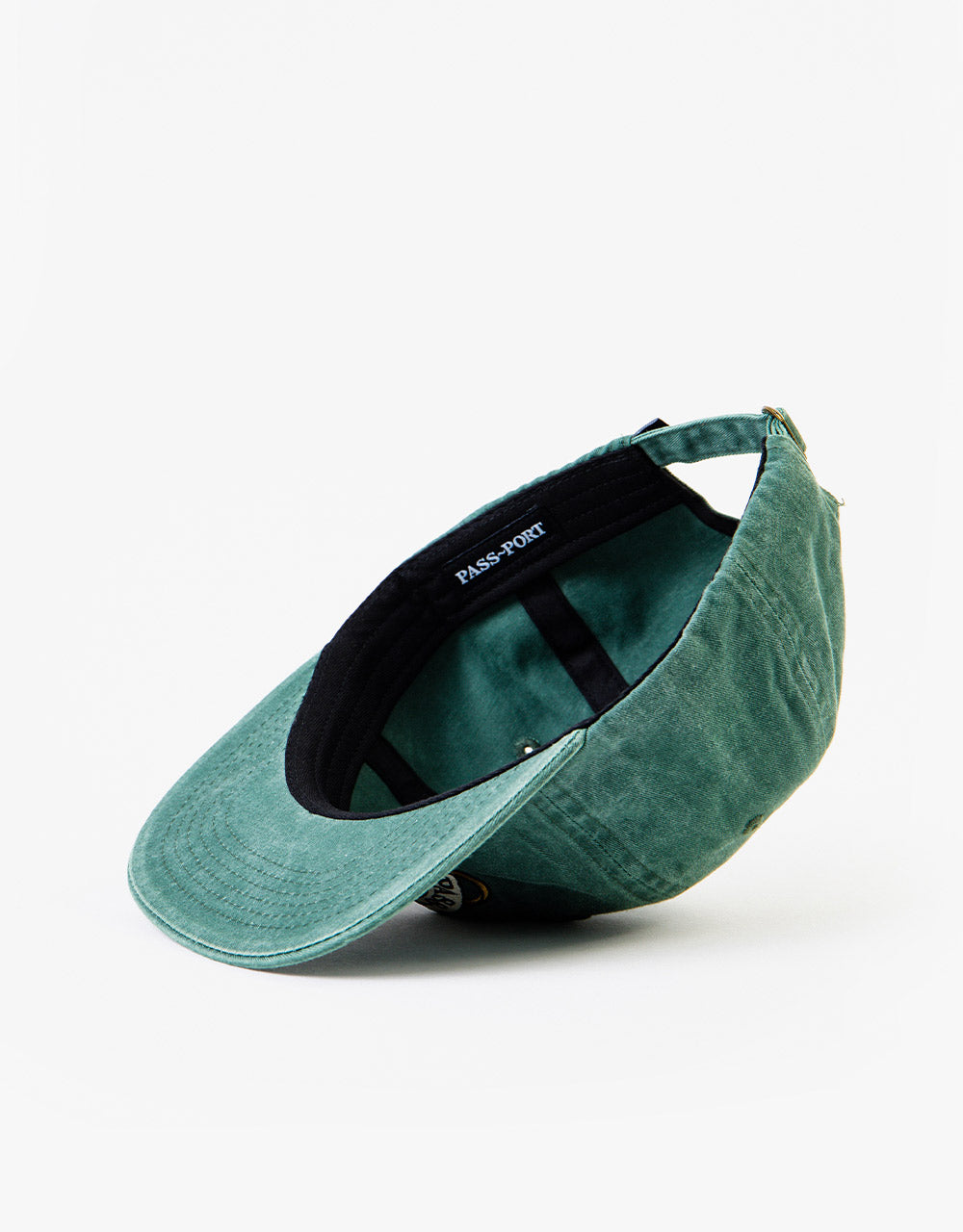 Pass Port Communal Rings 6 Panel Cap - Forest Green