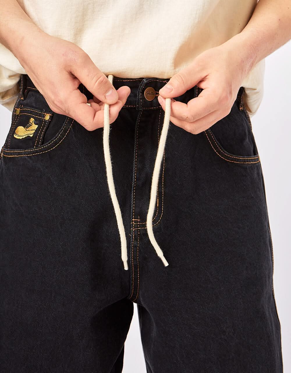 Butter Goods Timbo Denim Pant Washed Black